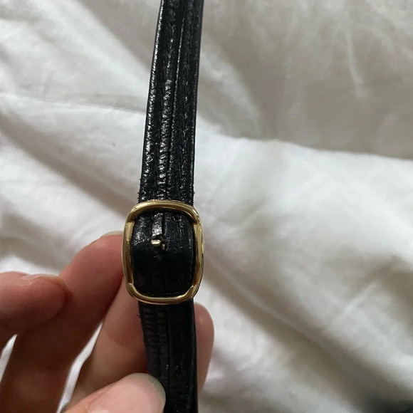 VINTAGE Sant’ Andrea Black Envelope Clutch Purse *boutique* - Picture 8 of 12